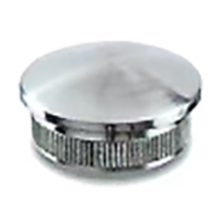 Stainless Steel Round End Cap Hole Available PEC-SS042.11